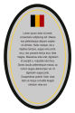 Belgian Oval2 Belgiumgray Beer Labels